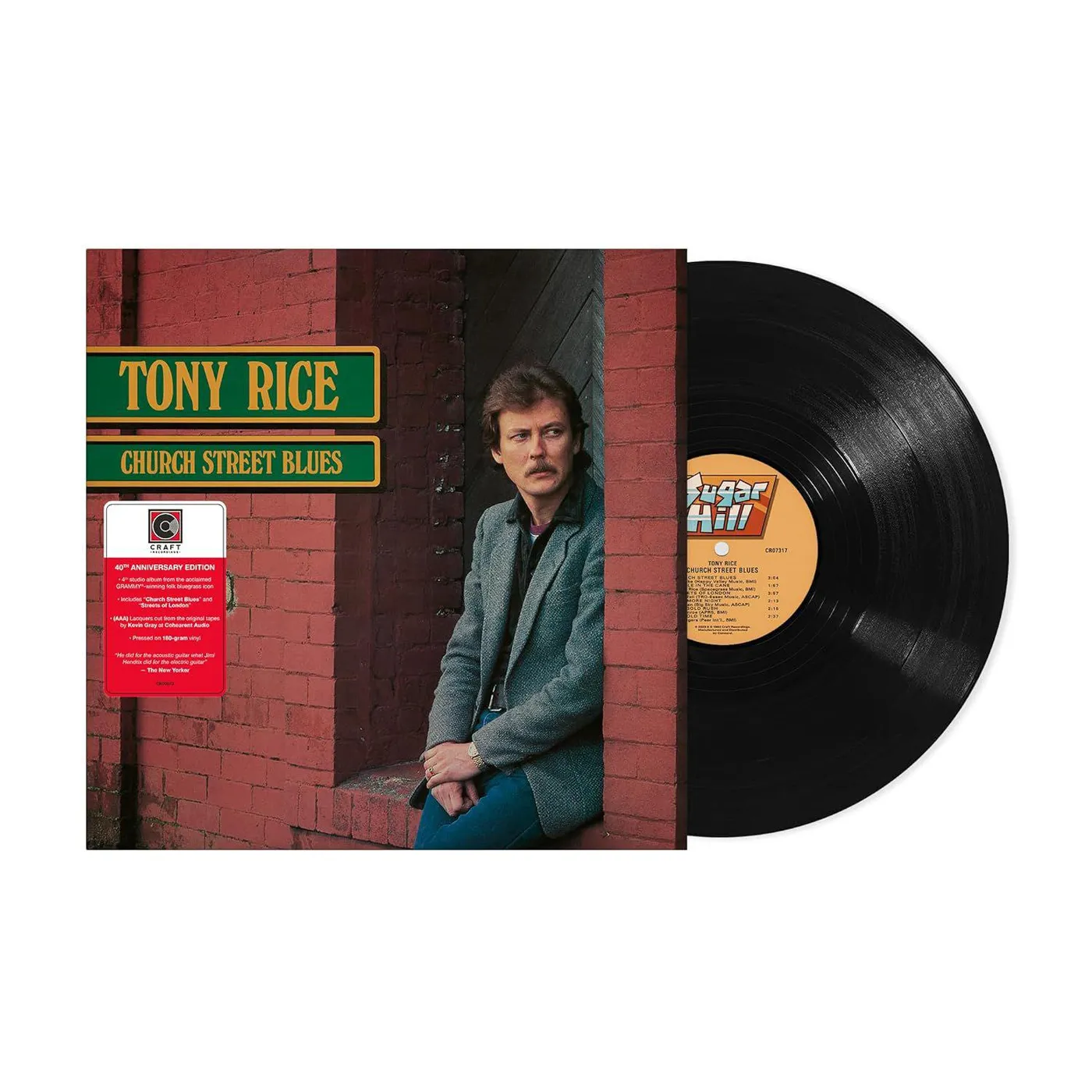 Tony Rice Church Street Blues (180G) Vinyl Record