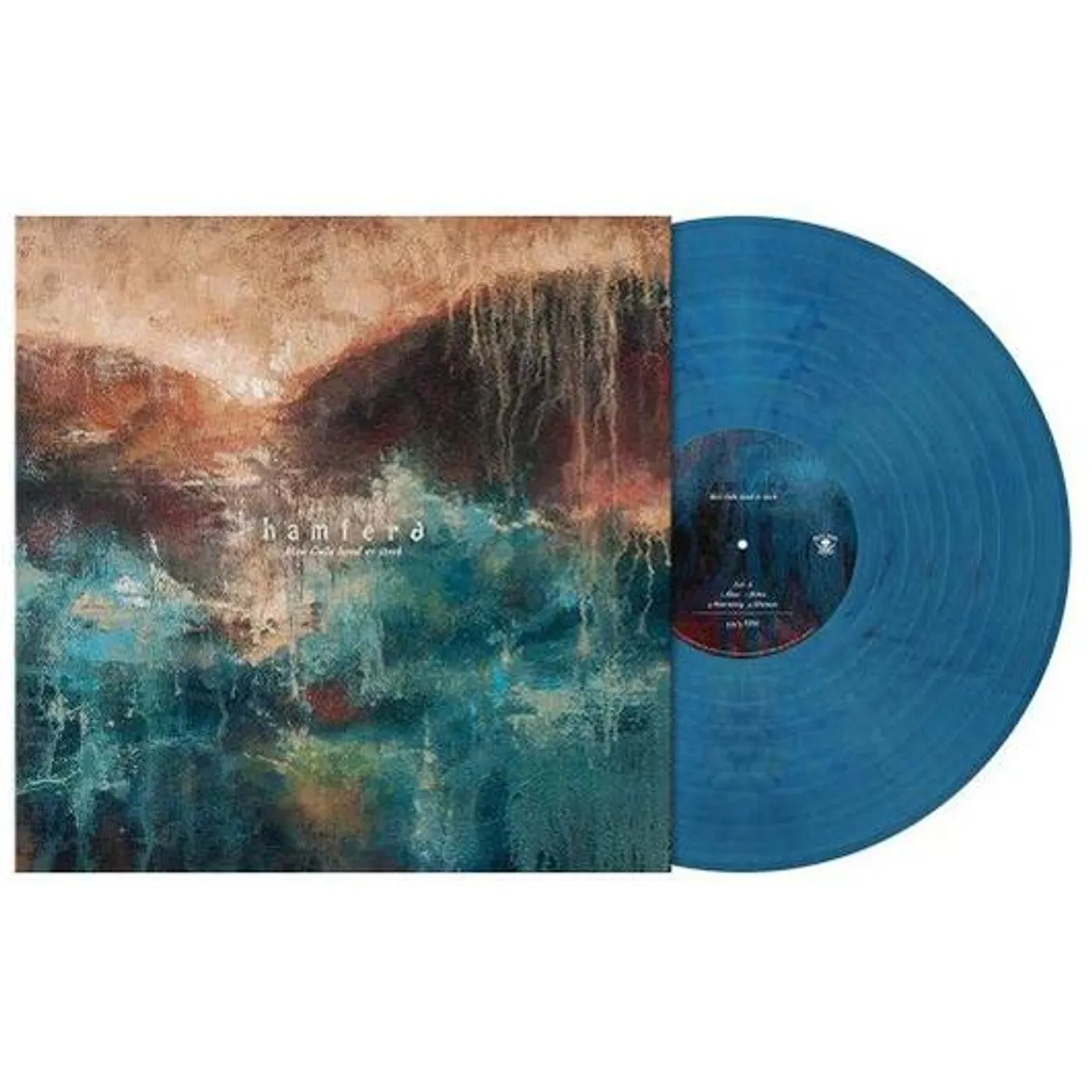 Hamferð Men Guos Hond Er Sterk  (Blue) Vinyl Record