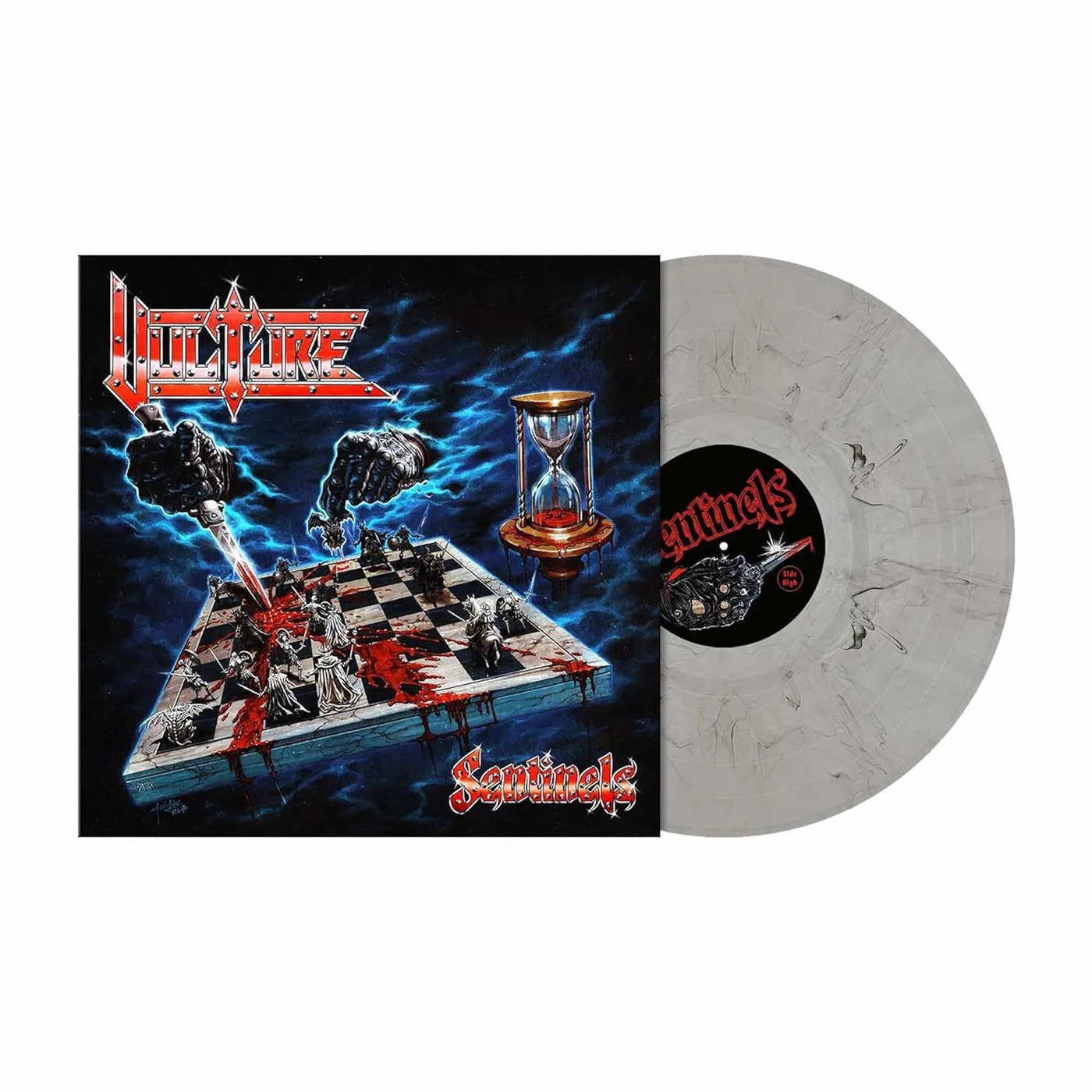 Vulture Sentinels (Crystal Clear W/ Black Smoke) Vinyl Record