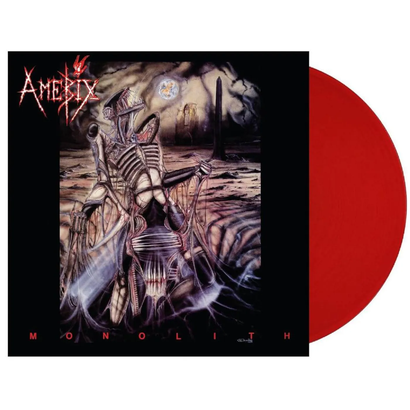 Amebix Monolith (Red) Vinyl Record