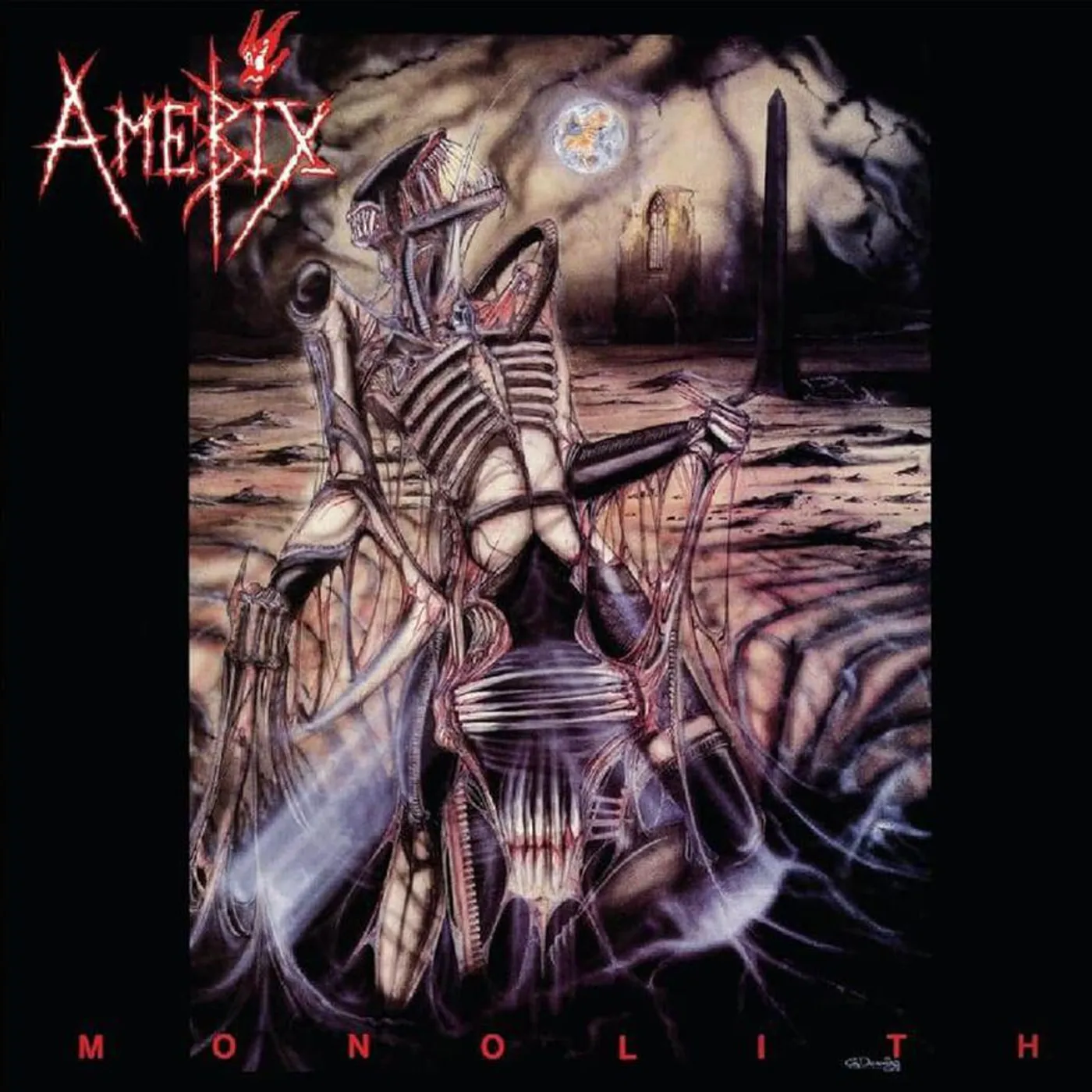 Amebix Monolith (Red) Vinyl Record