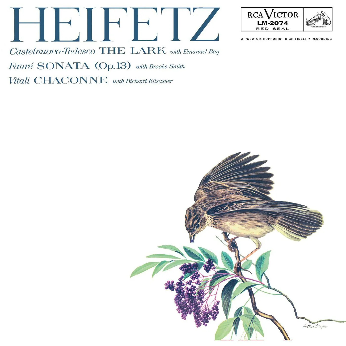 Jascha Heifetz Lark (180G) Vinyl Record