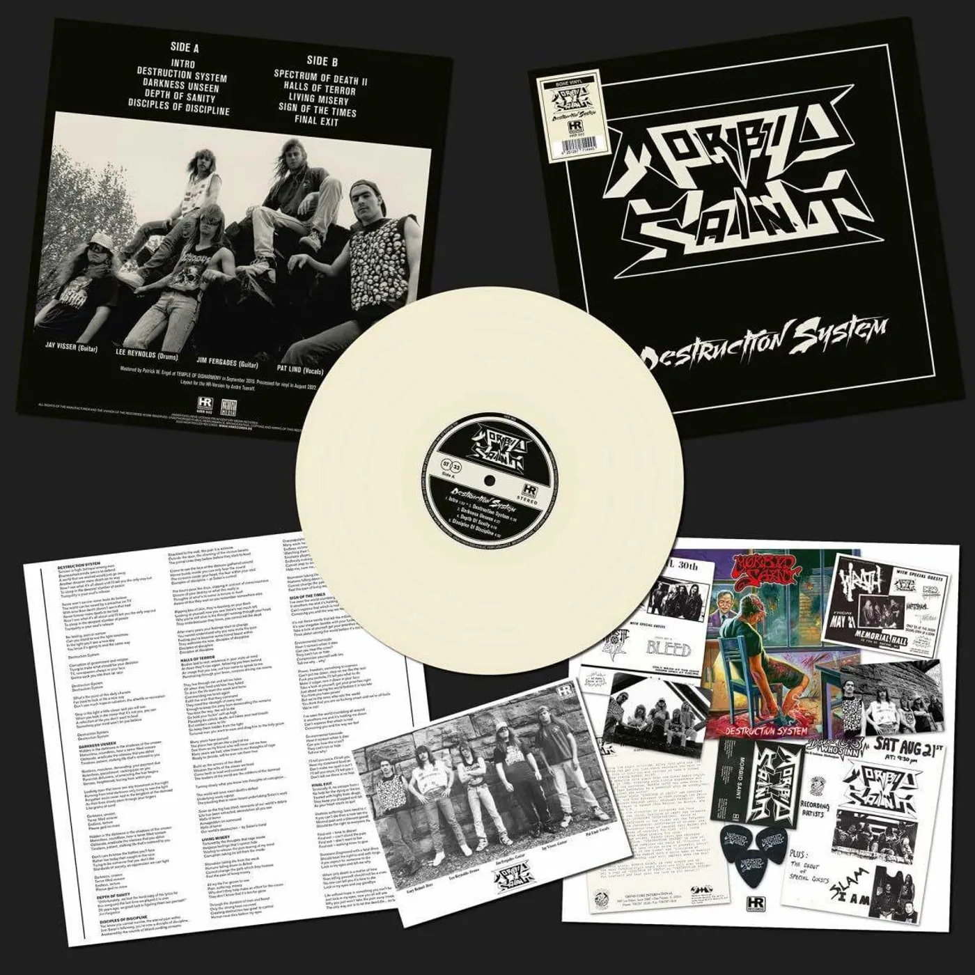 Morbid Saint Destruction System (Bone) Vinyl Record