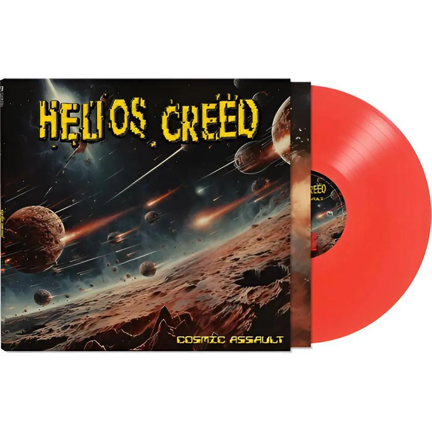 Helios Creed Cosmic Assault (Red) Vinyl Record