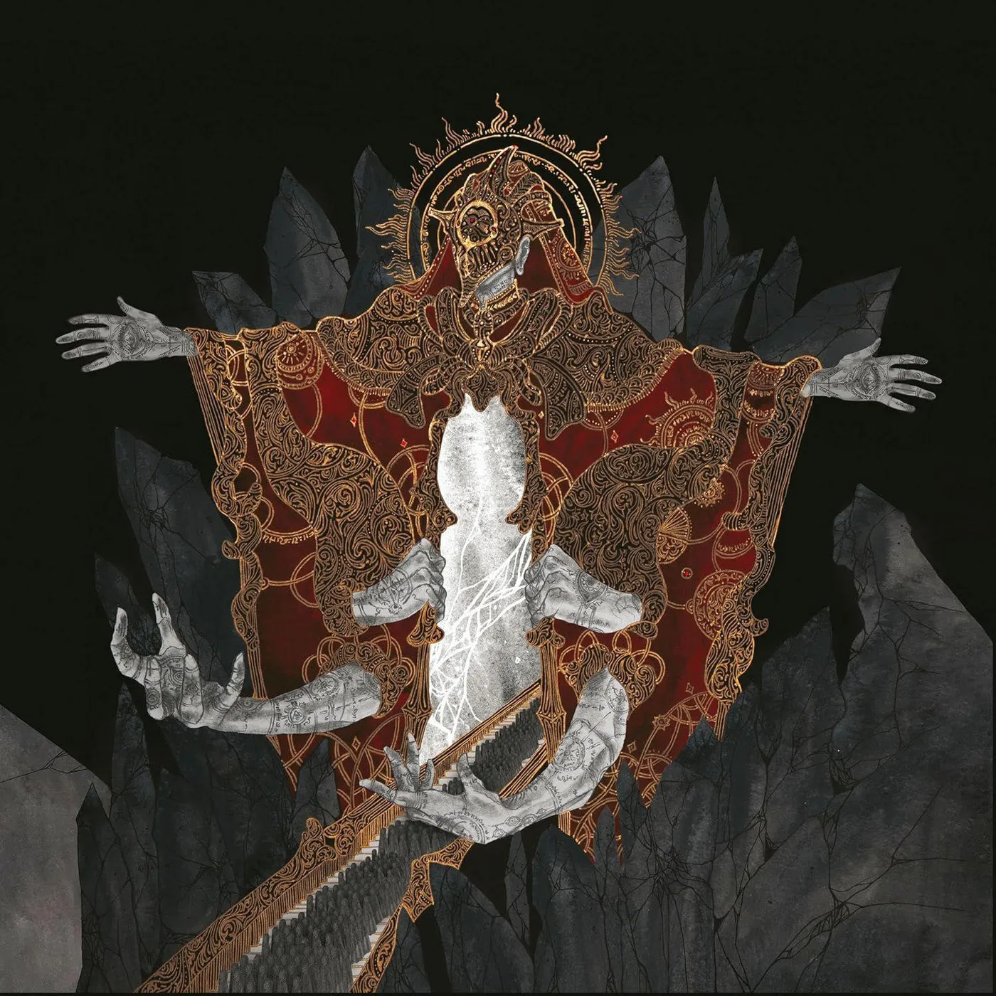 Dvne Voidkind (Burnt Skin Marble/2LP) Vinyl Record