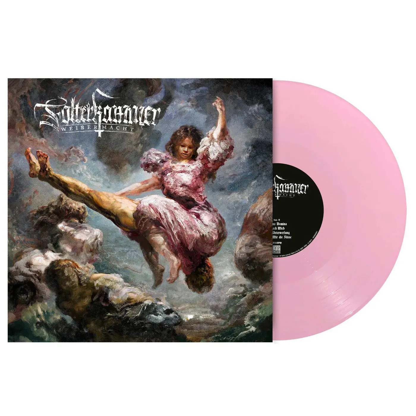 Folterkammer Weibermacht (Opaque Baby Pink) Vinyl Record