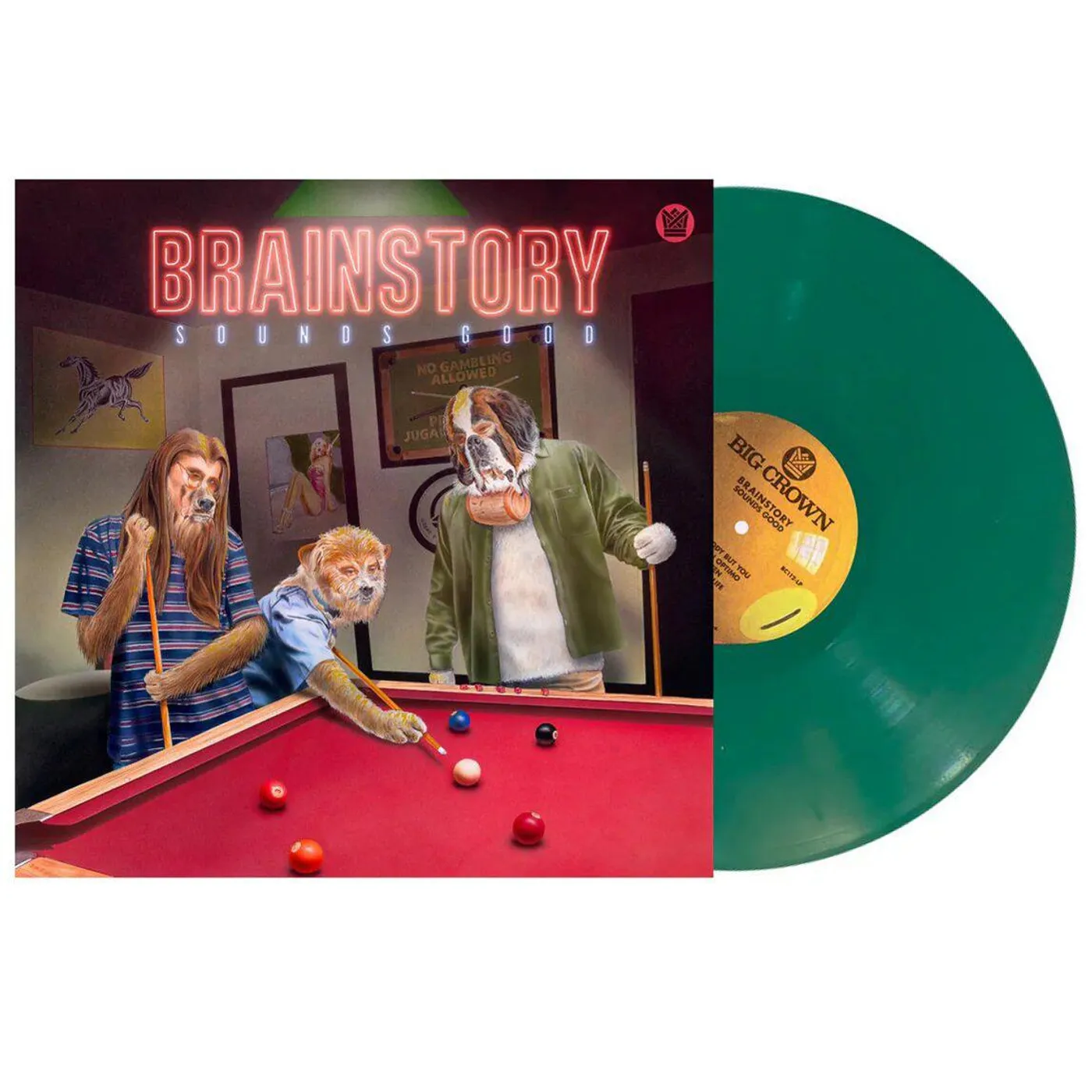 Brainstory Sounds Good (Green Felt) (I) Vinyl Record