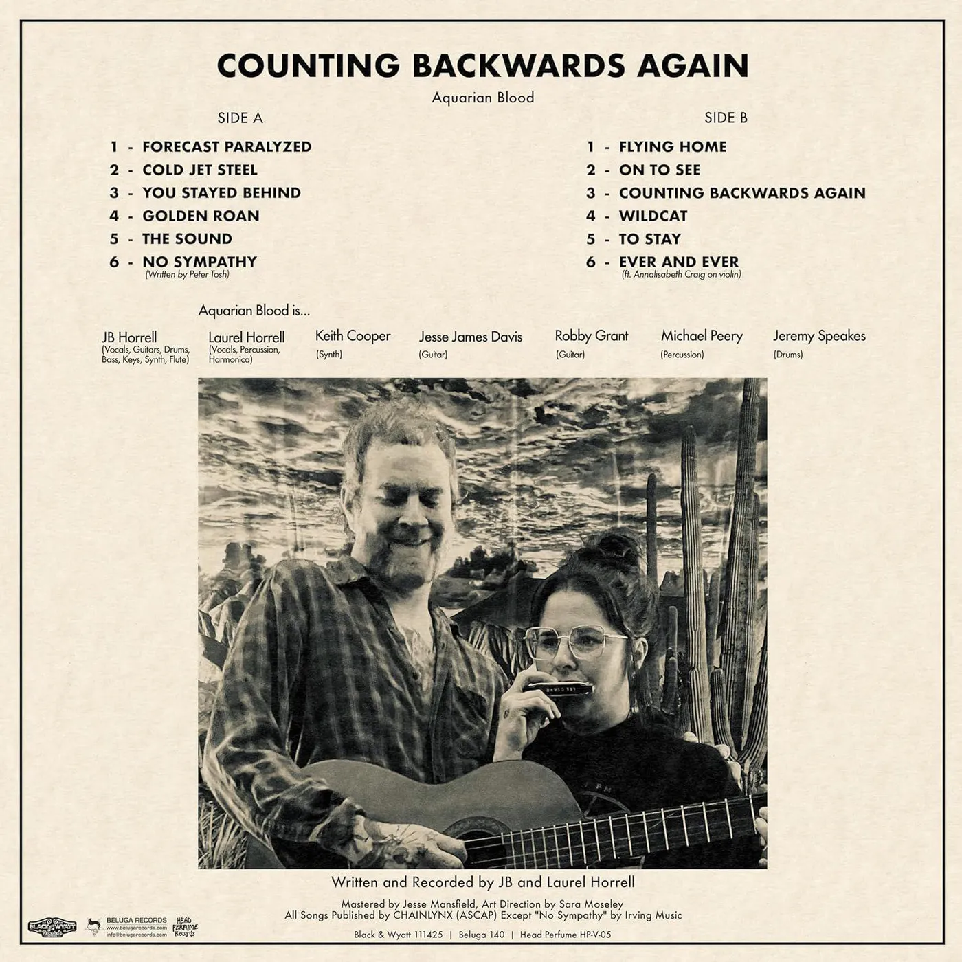 Aquarian Blood Counting Backwards Again Vinyl Record