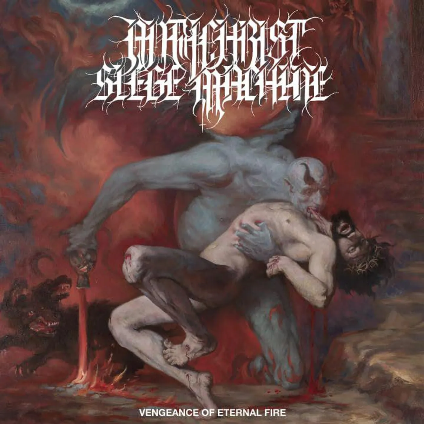 Antichrist Siege Machine Vengeance Of Eternal Fire Vinyl Record