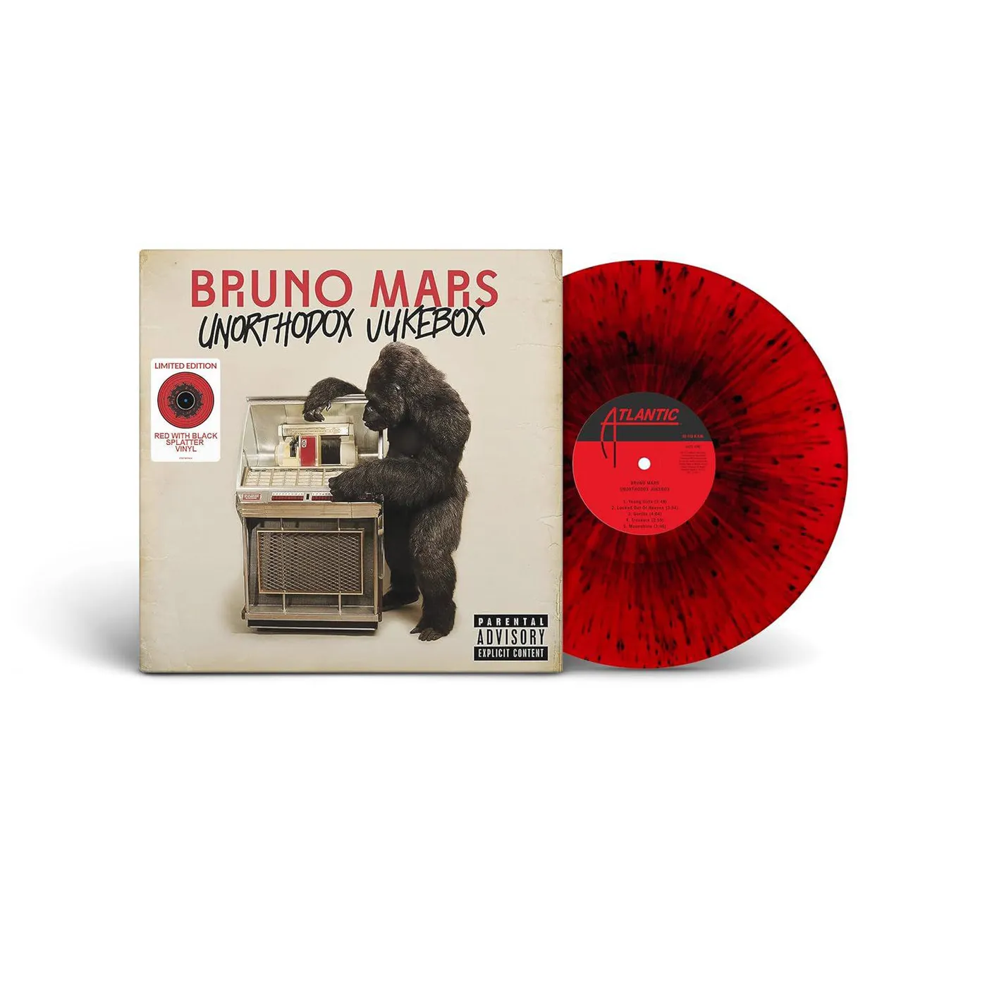 Bruno Mars UNORTHODOX JUKEBOX (RED VINYL) Vinyl Record