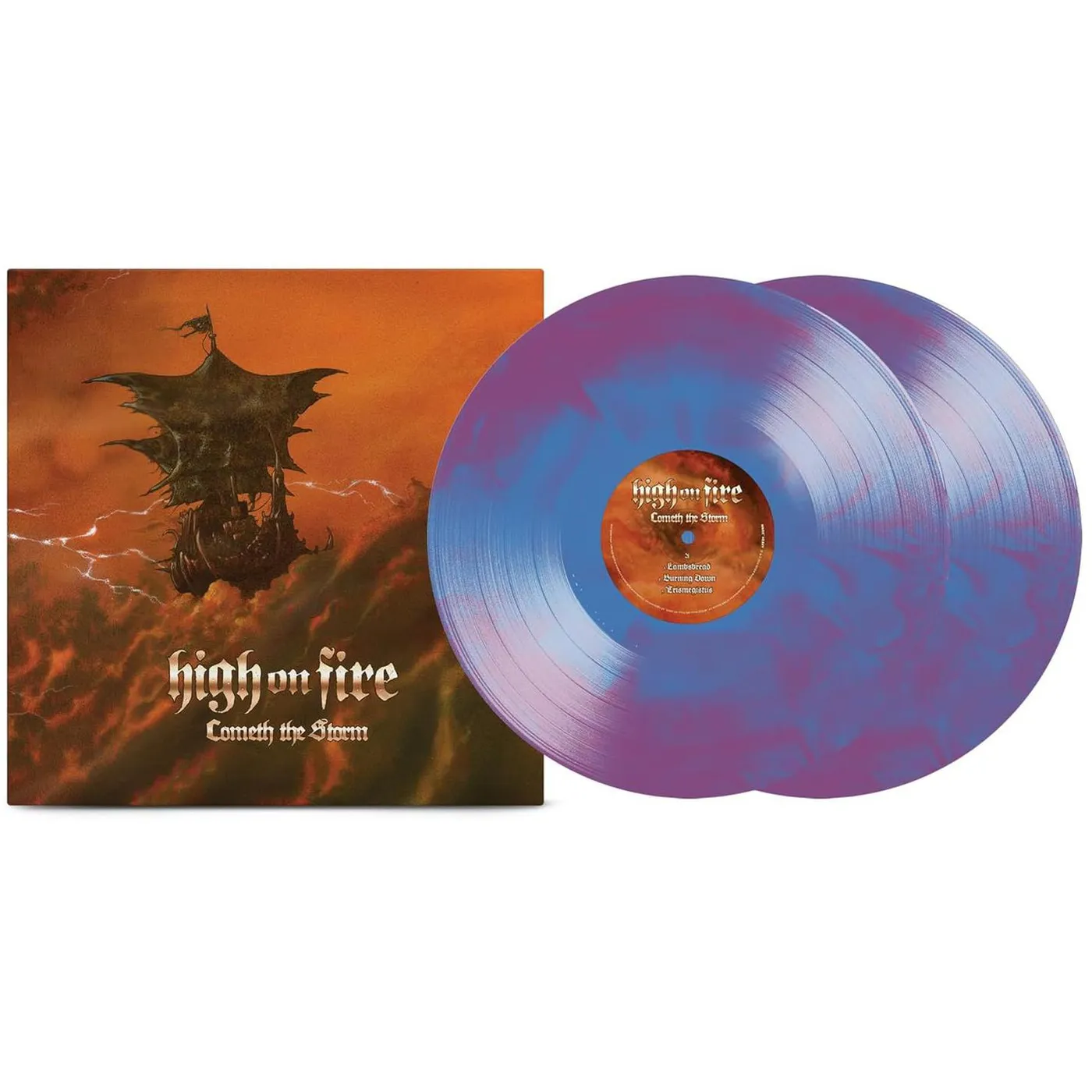 High On Fire Cometh The Storm (Blue/Purple) Vinyl Record