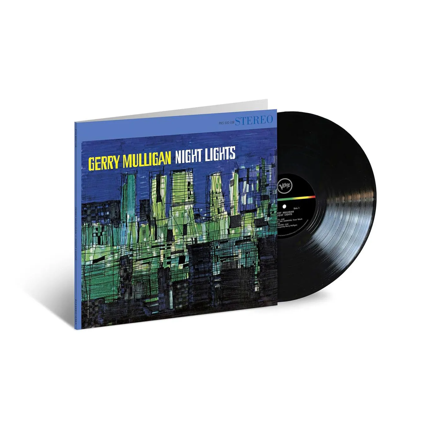 Gerry Mulligan NIGHT LIGHTS (VERVE ACOUSTIC SOUNDS SERIES) Vinyl Record