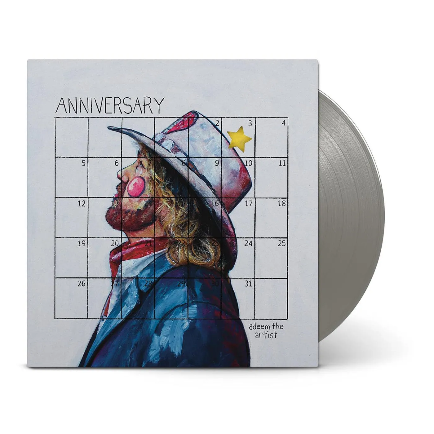 Adeem the Artist Anniversary (Metallic Silver) Vinyl Record