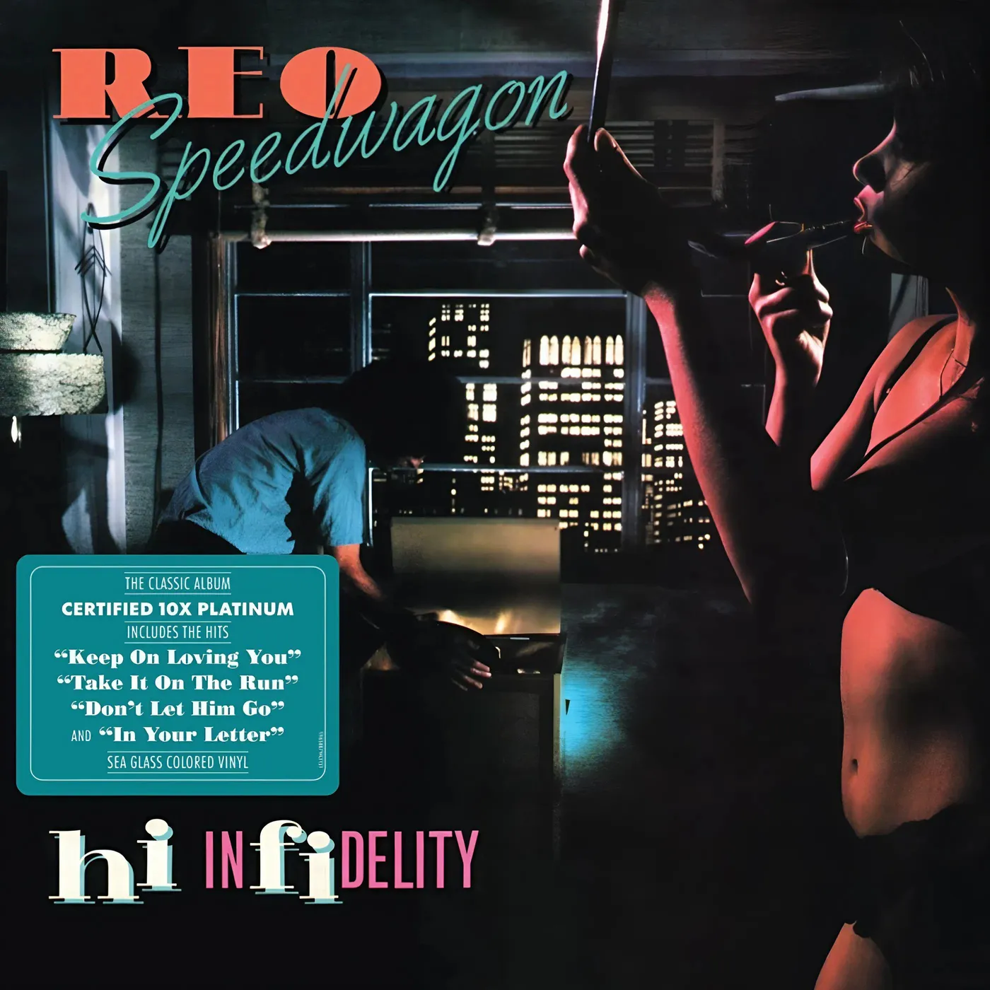 REO Speedwagon Hi Infidelity (Remastered/Sea Glass)  Vinyl Record