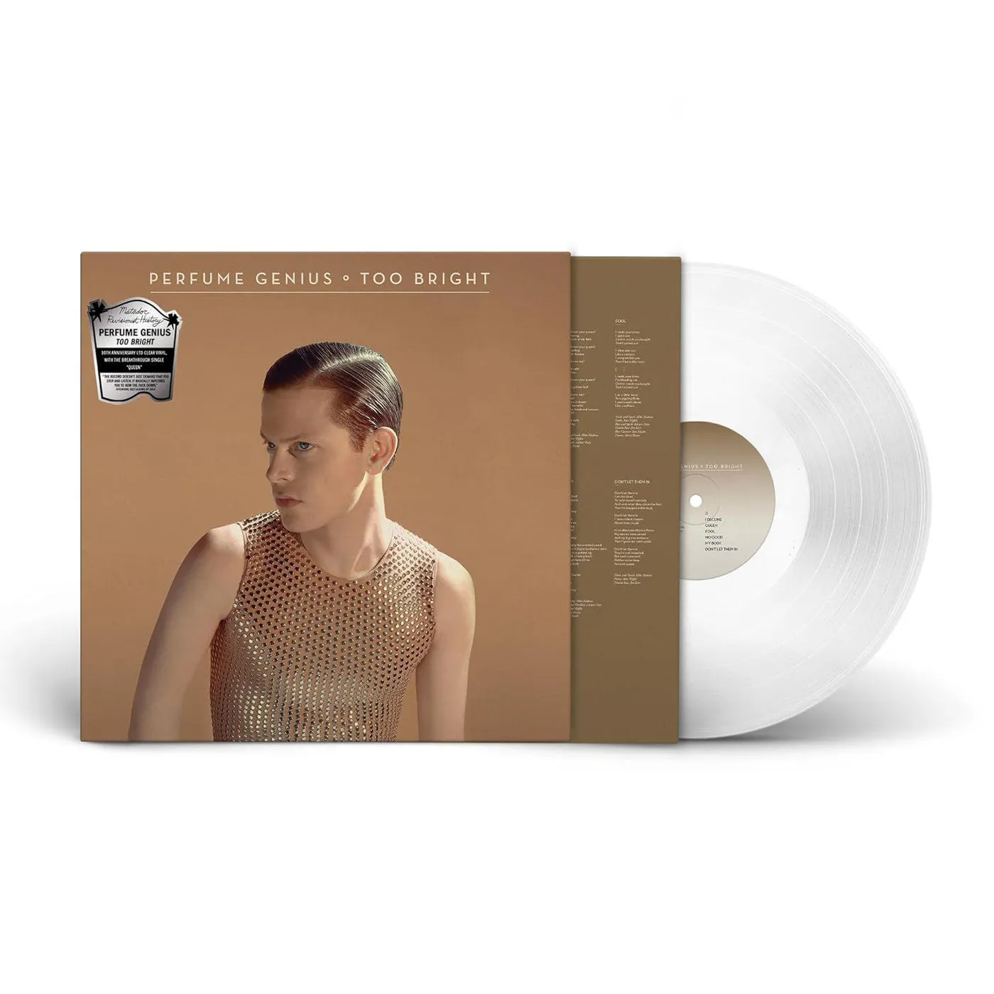 Perfume Genius Too Bright (Crystal Clear) Vinyl Record