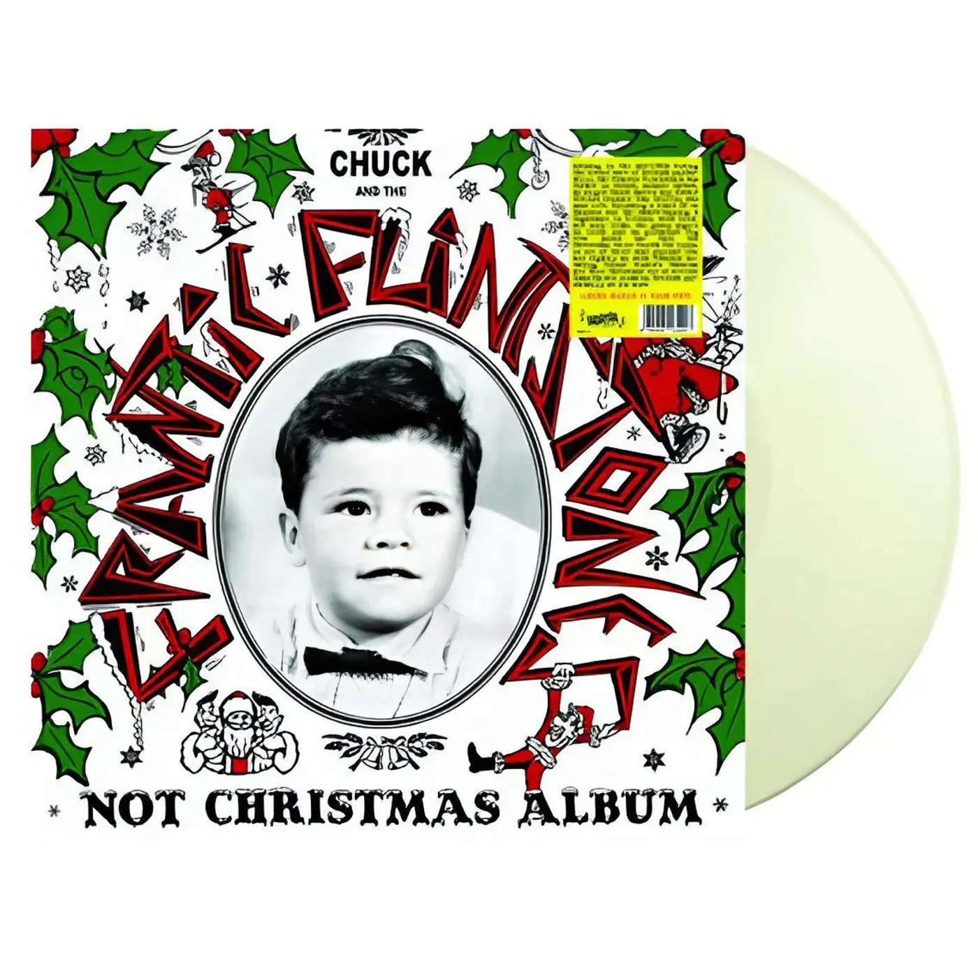 Frantic Flintstones Not Christmas Album (Cream) Vinyl Record