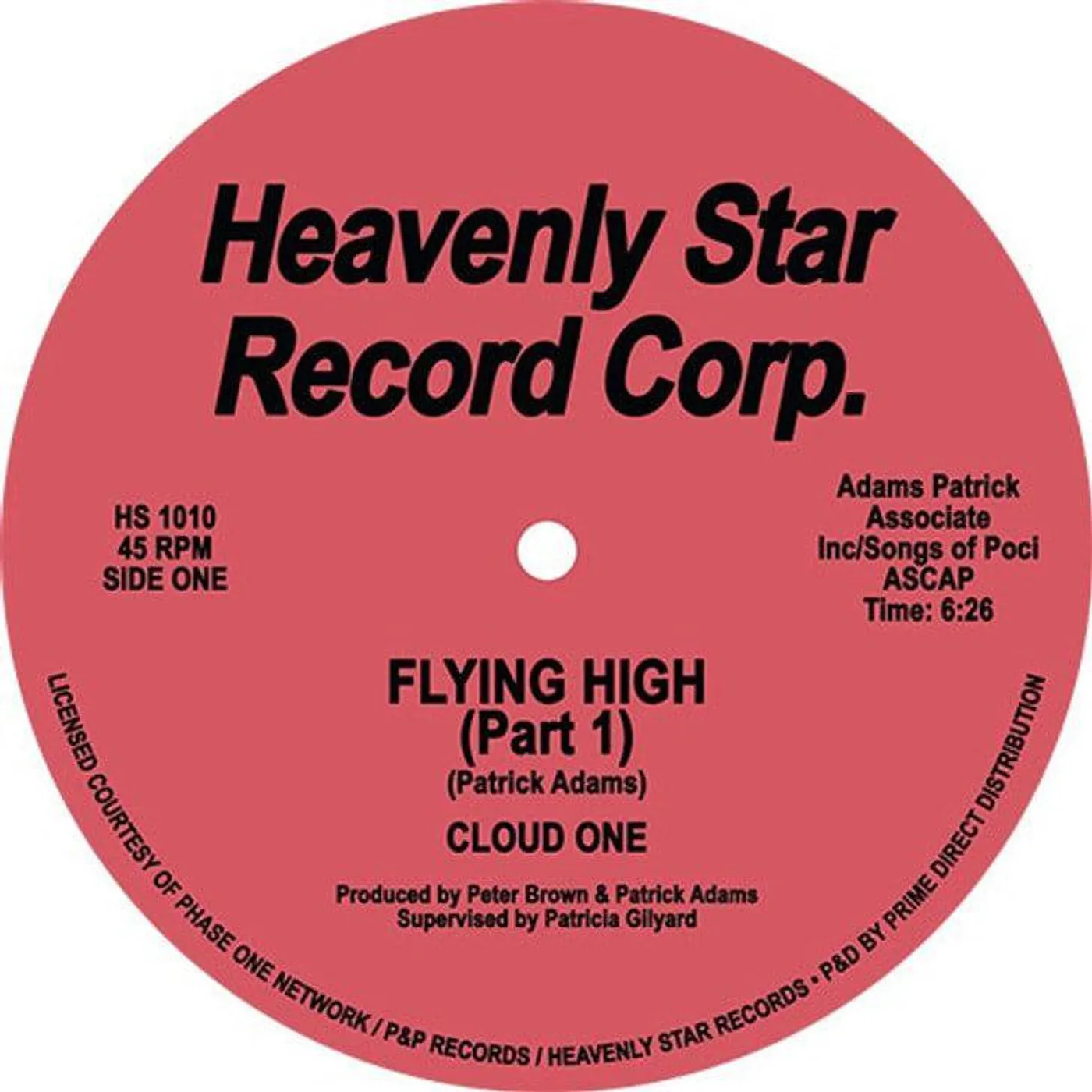Cloud One FLYING HIGH PART 1 & 2 Vinyl Record