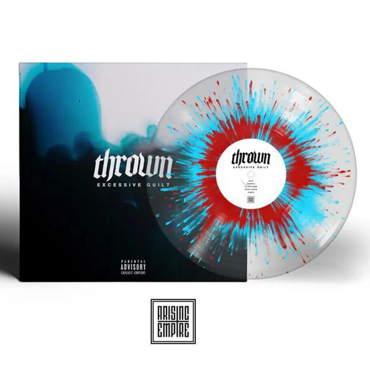 thrown Excessive Guilt (Crystal Clear, Red, Blue Splatter) Vinyl Record