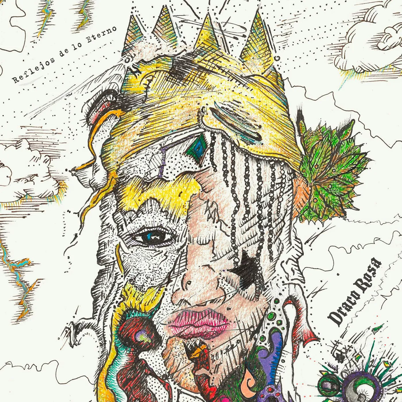 Draco Rosa Reflejos De Lo Eterno (Canary Yellow) Vinyl Record