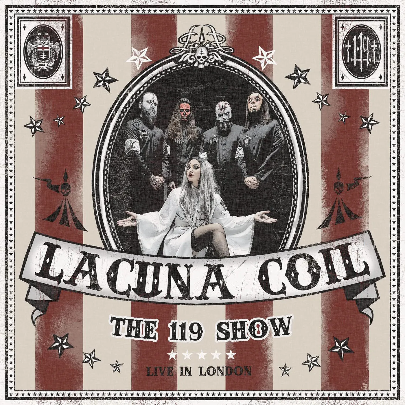 Lacuna Coil 119 Show (Live In London) (Gold Vinyl/3LP) Vinyl Record
