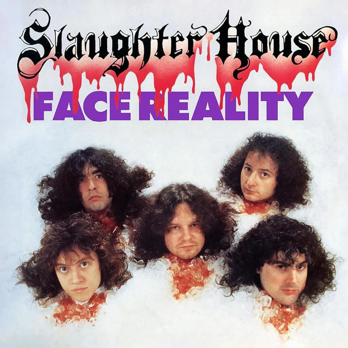 Slaughterhouse Face Reality (Limited Edition, Remastered, Reissue, Clear W/blood Splatter) Vinyl Record
