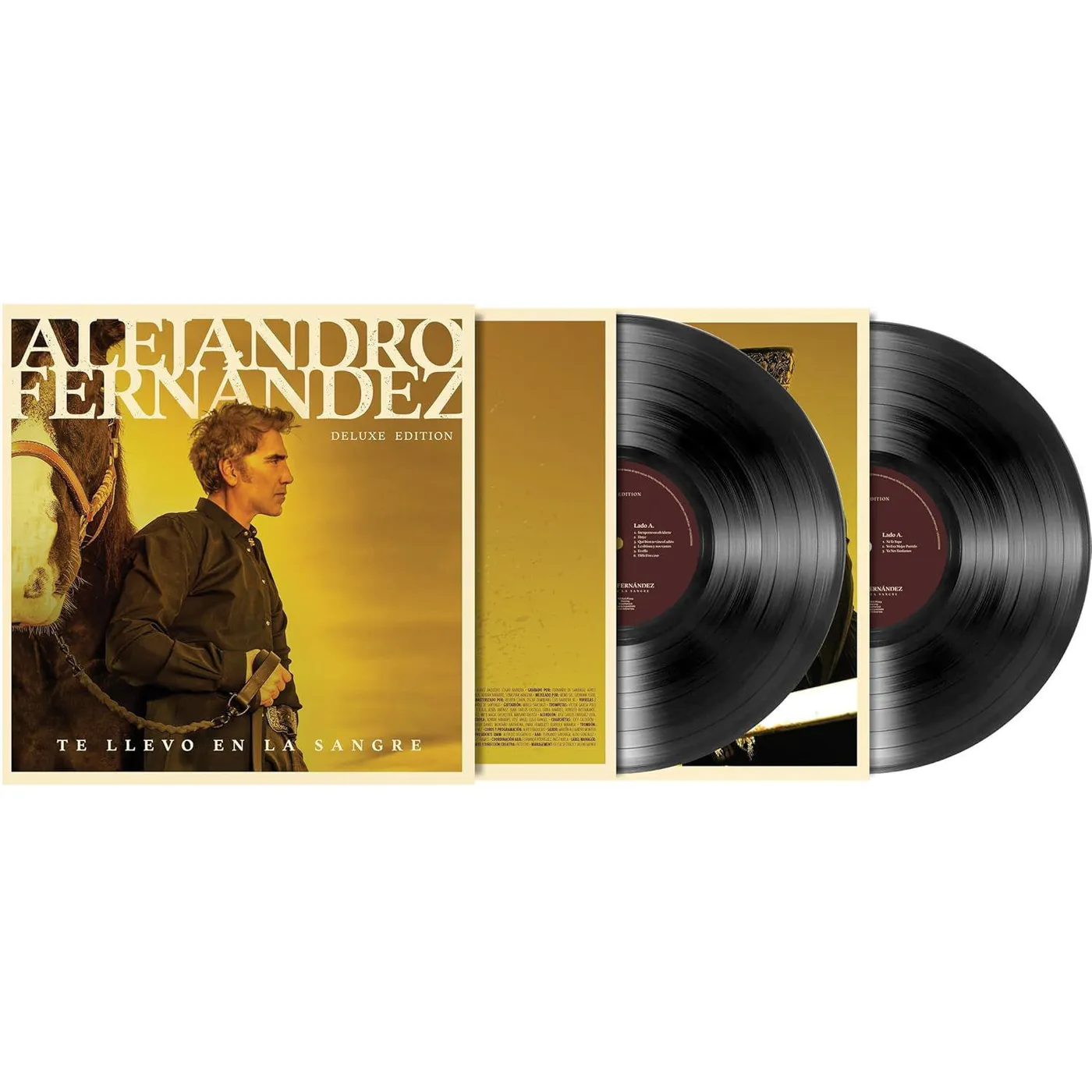 Alejandro Fernandez Te Llevo En La Sangre (Deluxe Edition) (2LP) Vinyl Record