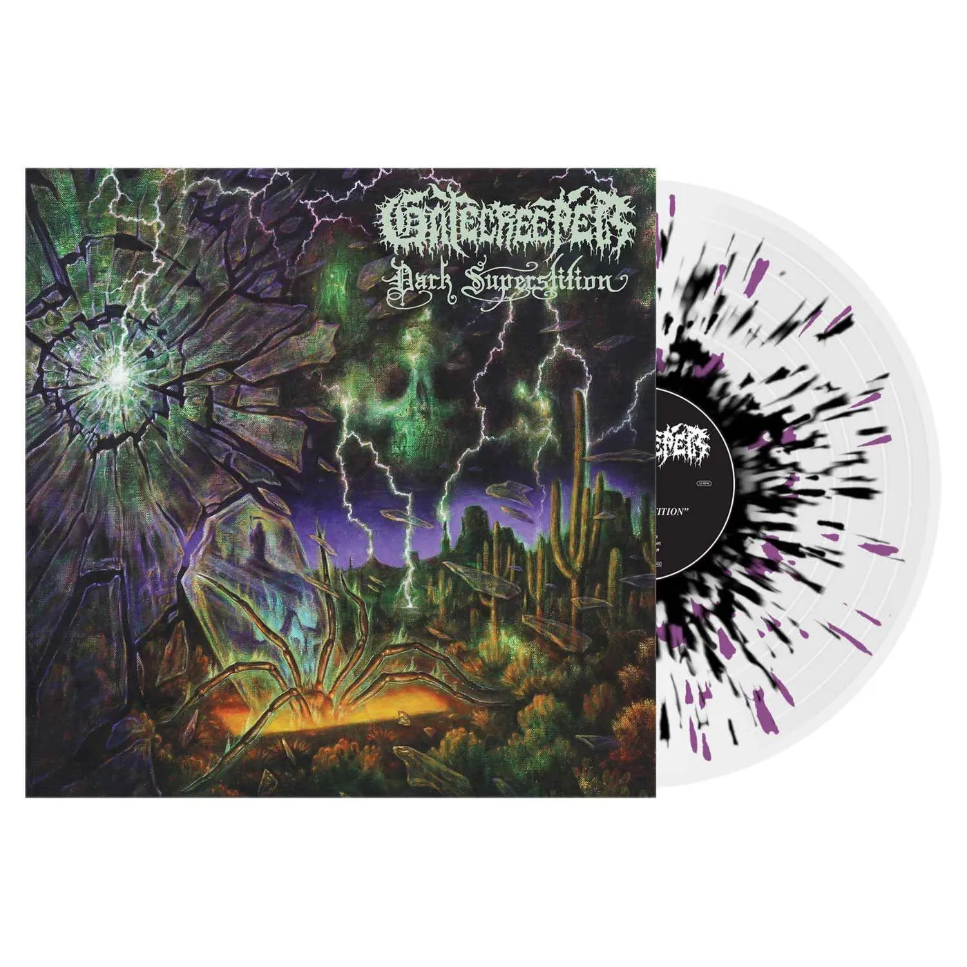 Gatecreeper Dark Superstition (Clear Black Purple) Vinyl Record