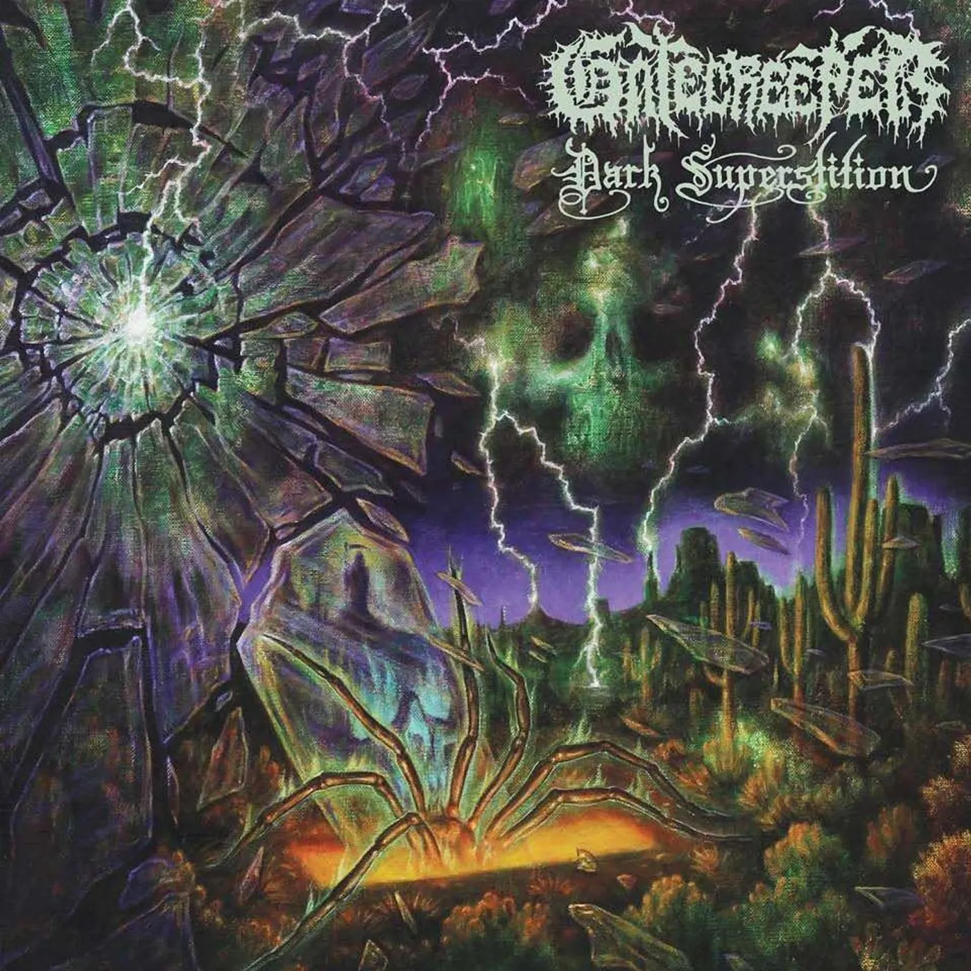 Gatecreeper Dark Superstition (Clear Black Purple) Vinyl Record
