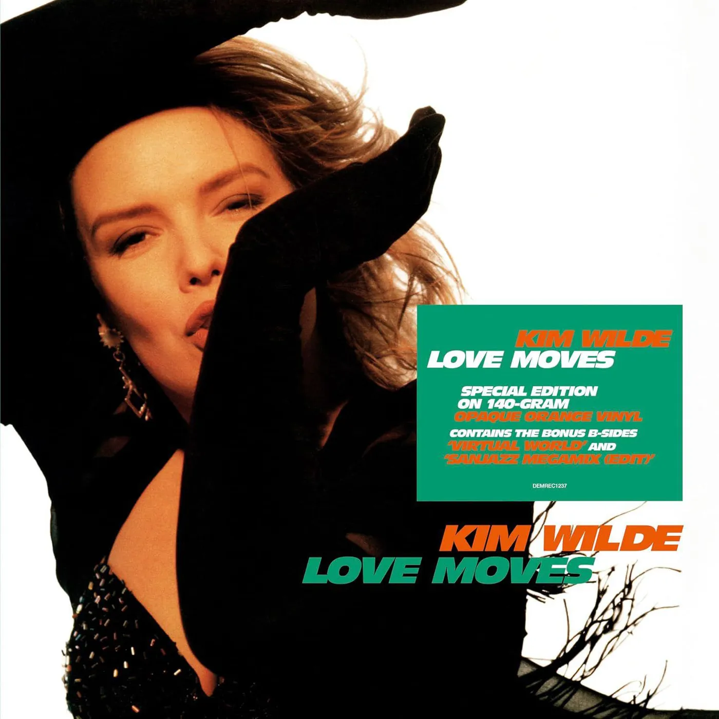 Kim Wilde Love Moves (Orange) Vinyl Record