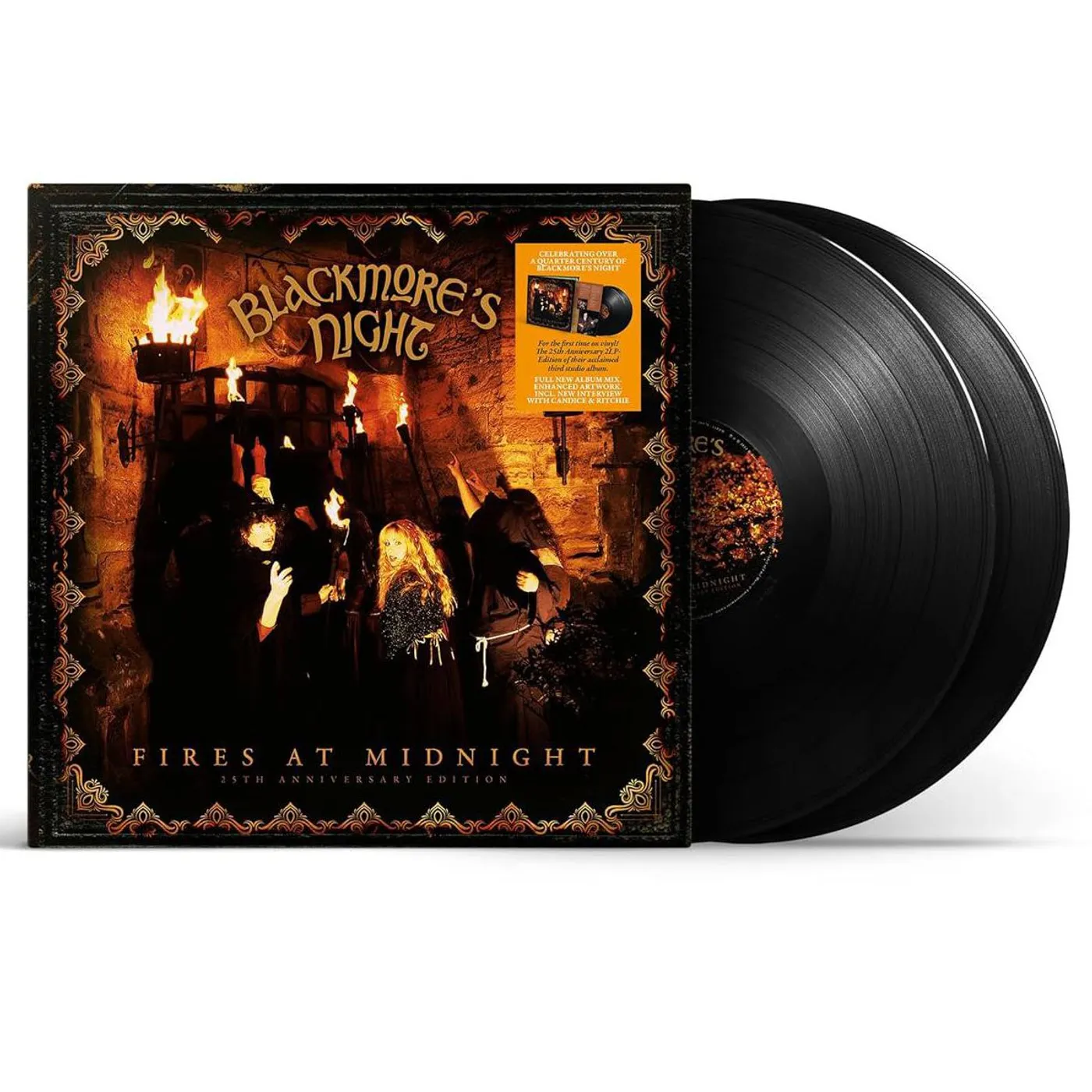 Blackmore's Night Fires At Midnight (25Th Anniversary New Mix) (2LP) Vinyl Record