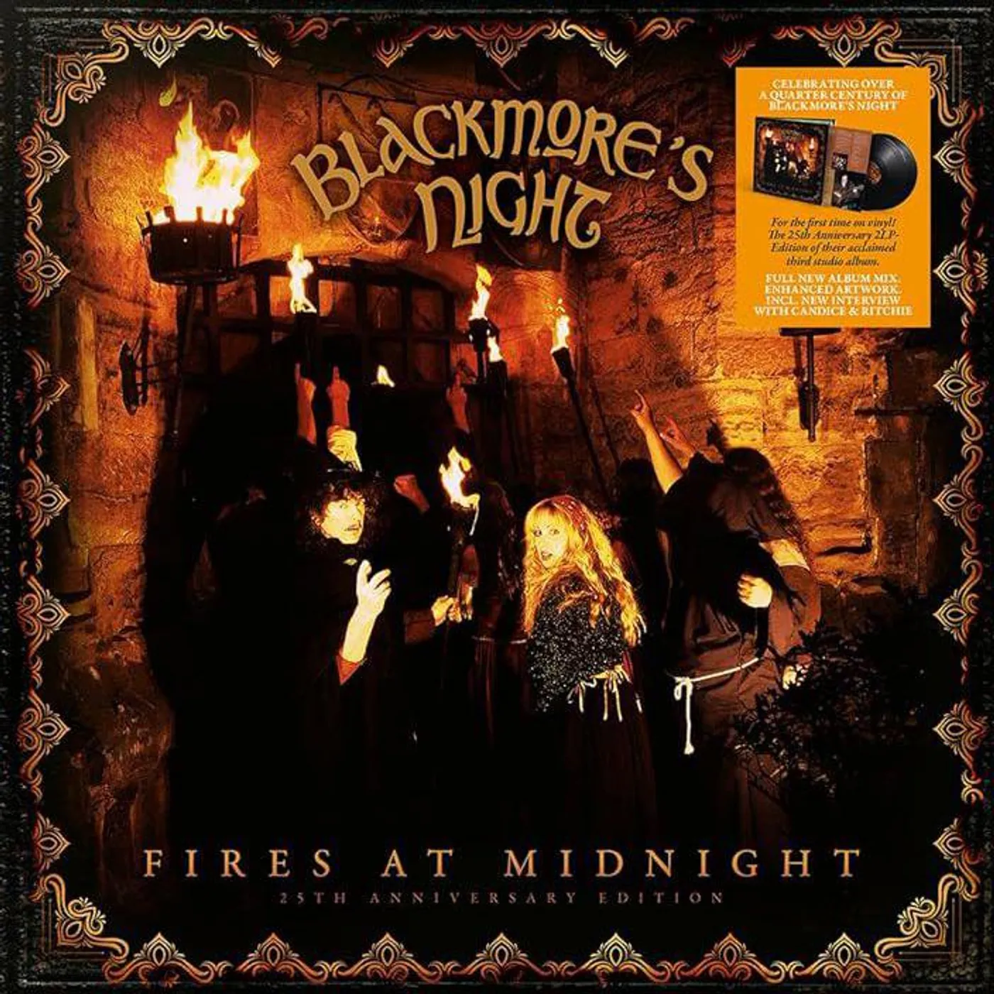 Blackmore's Night Fires At Midnight (25Th Anniversary New Mix) (2LP) Vinyl Record