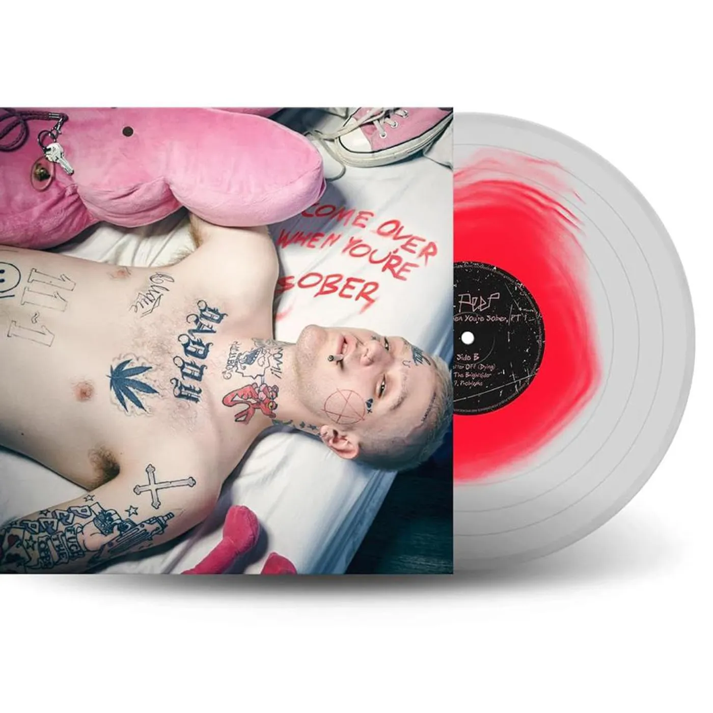 Lil Peep Come Over When You're Sober, Pt.1 (Pink In Clear) Vinyl Record