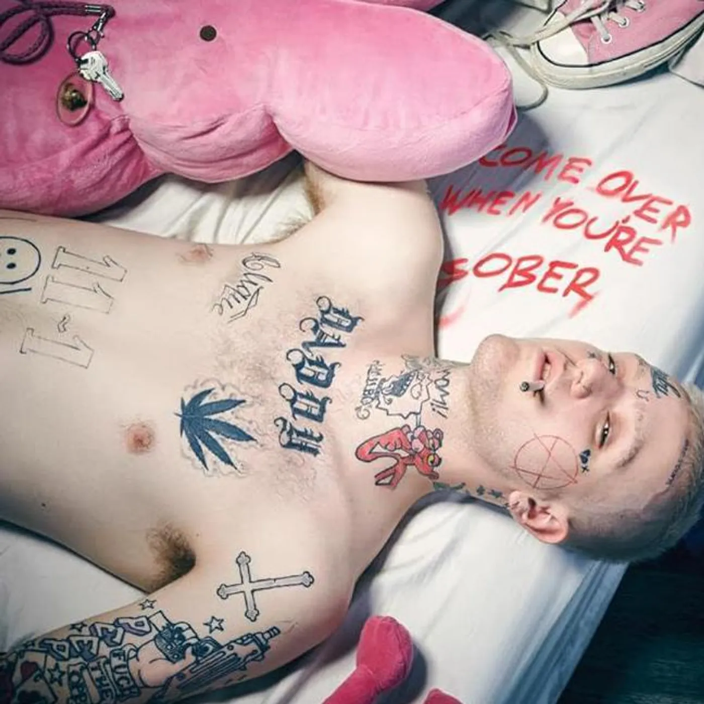 Lil Peep Come Over When You're Sober, Pt.1 (Pink In Clear) Vinyl Record