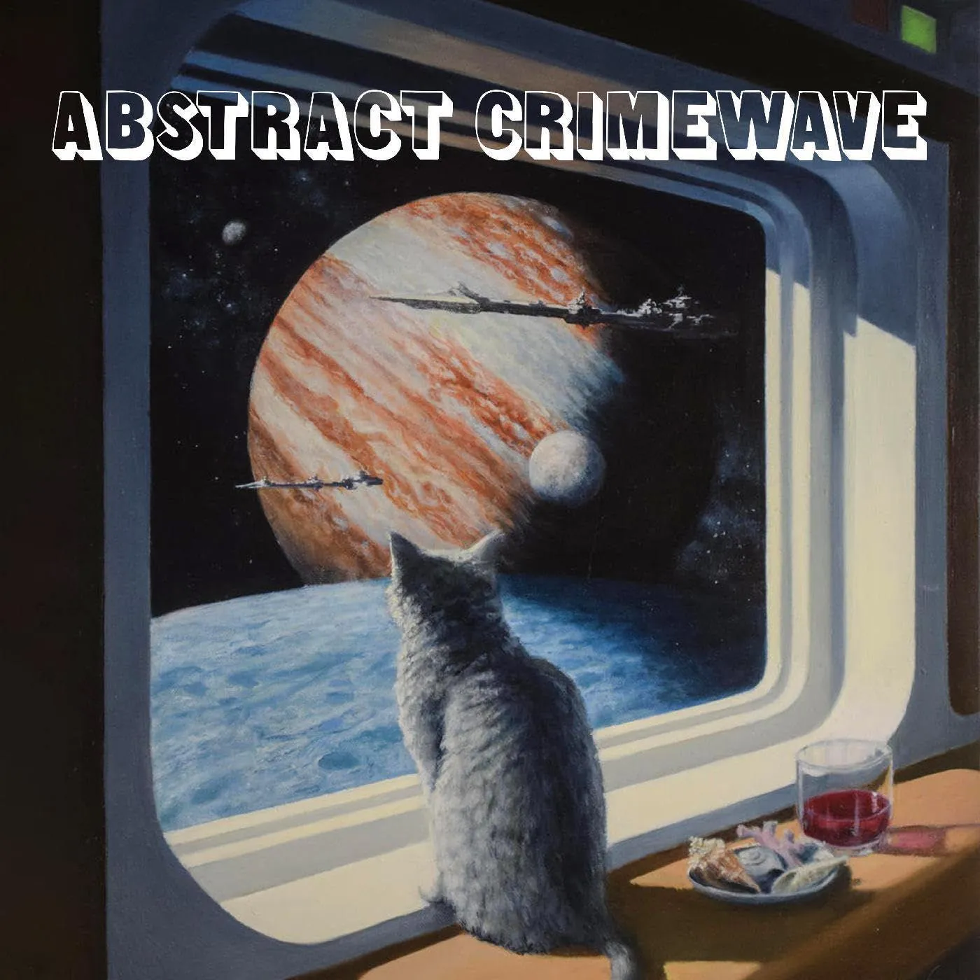 Abstract Crimewave Longest Night (Orange/blue Effect) Vinyl Record