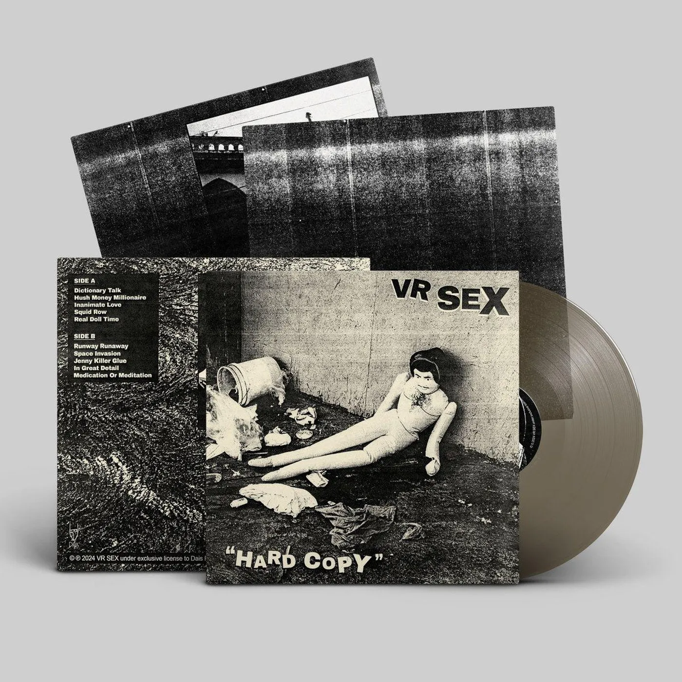 VR SEX Hard Copy (Black In Clear) Vinyl Record