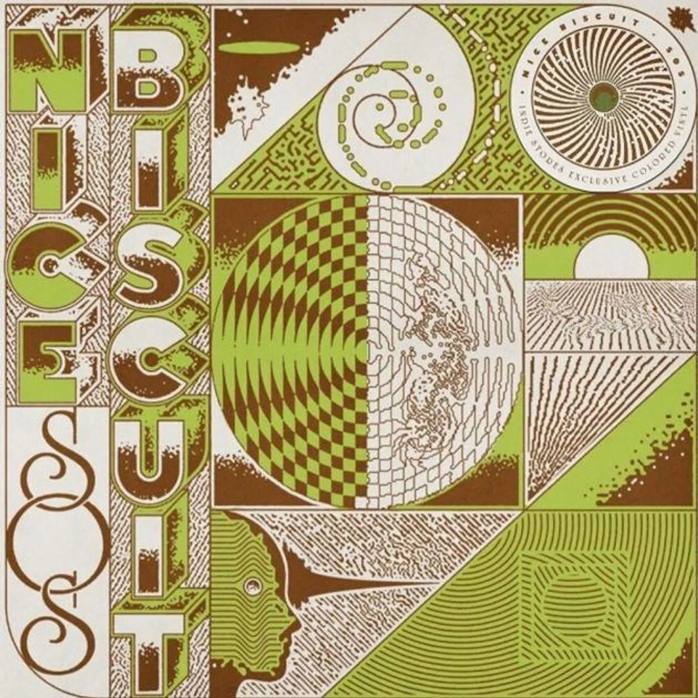 Nice Biscuit Sos (Green Galaxy) Vinyl Record