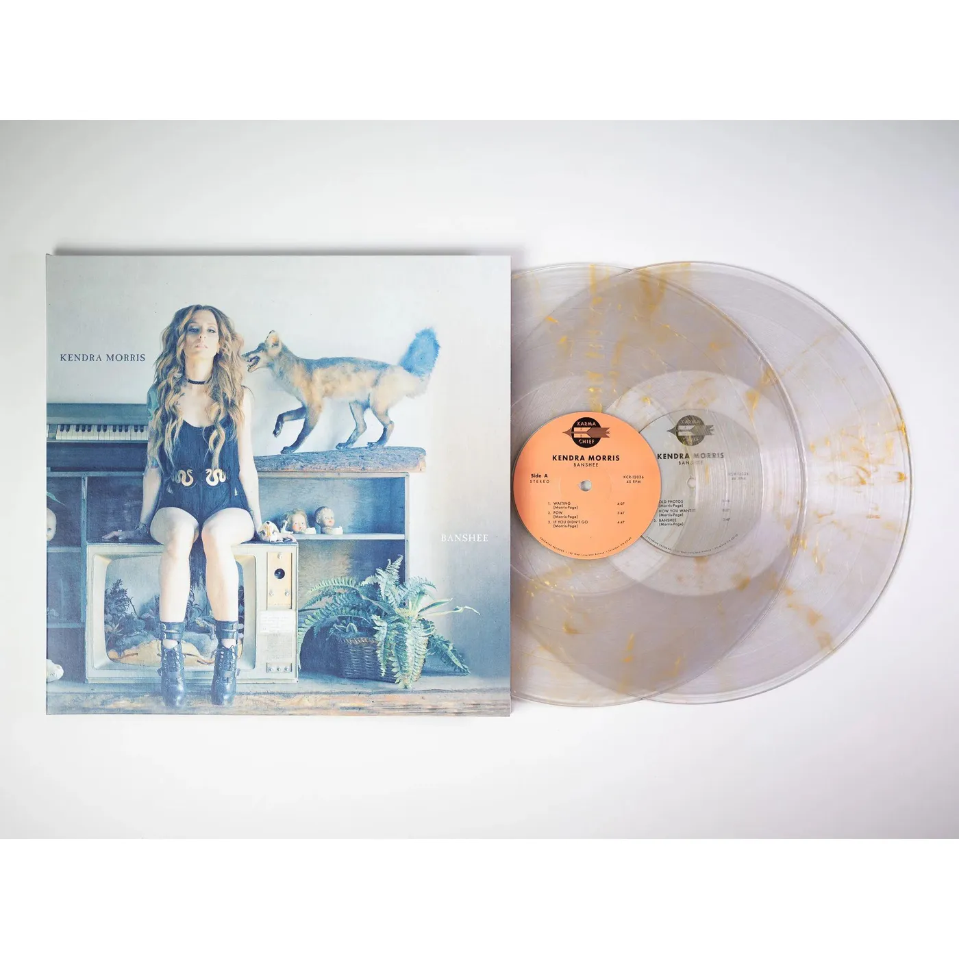 Kendra Morris Banshee (2LP/Clear W/ Metallic Gold Swirl) Vinyl Record