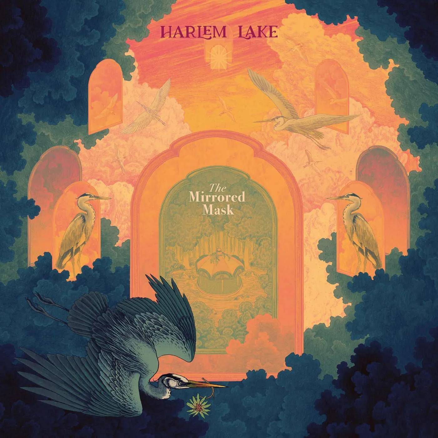 Harlem Lake Mirrored Mask Vinyl Record