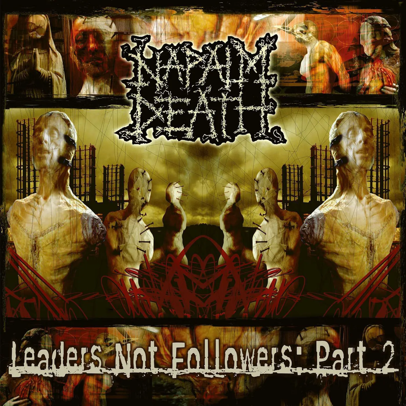 Napalm Death Leaders Not Followers: Part2 (Gold) Vinyl Record
