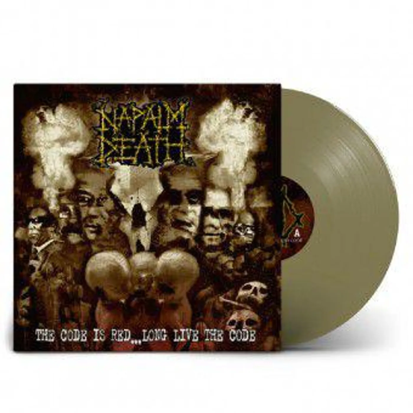 Napalm Death Code Is Red...Long Liv... (Gold) Vinyl Record