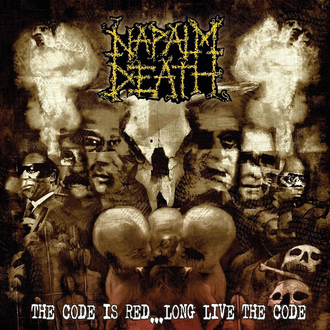 Napalm Death Code Is Red...Long Liv... (Gold) Vinyl Record