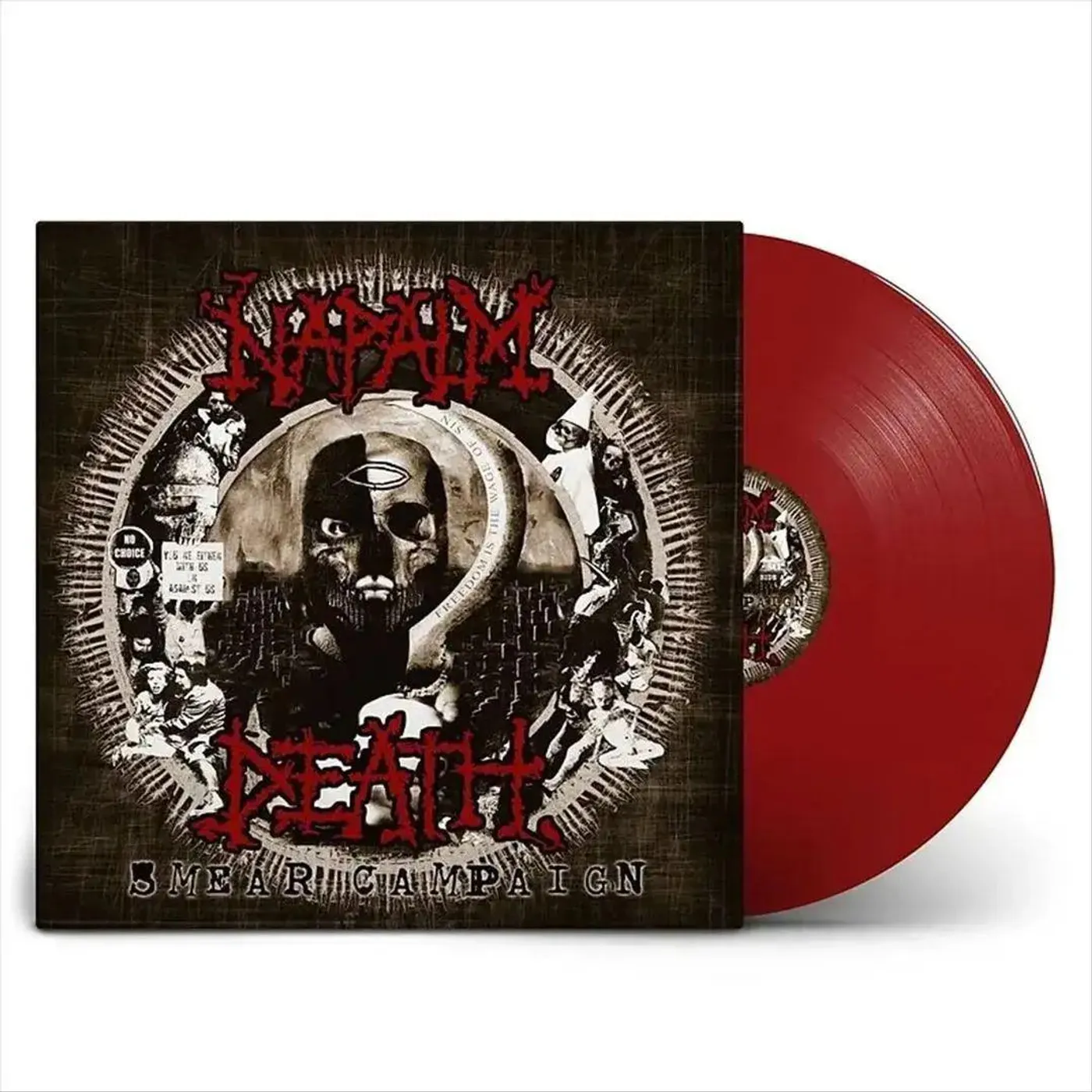 Napalm Death Smear Campaign (Rust Red) Vinyl Record