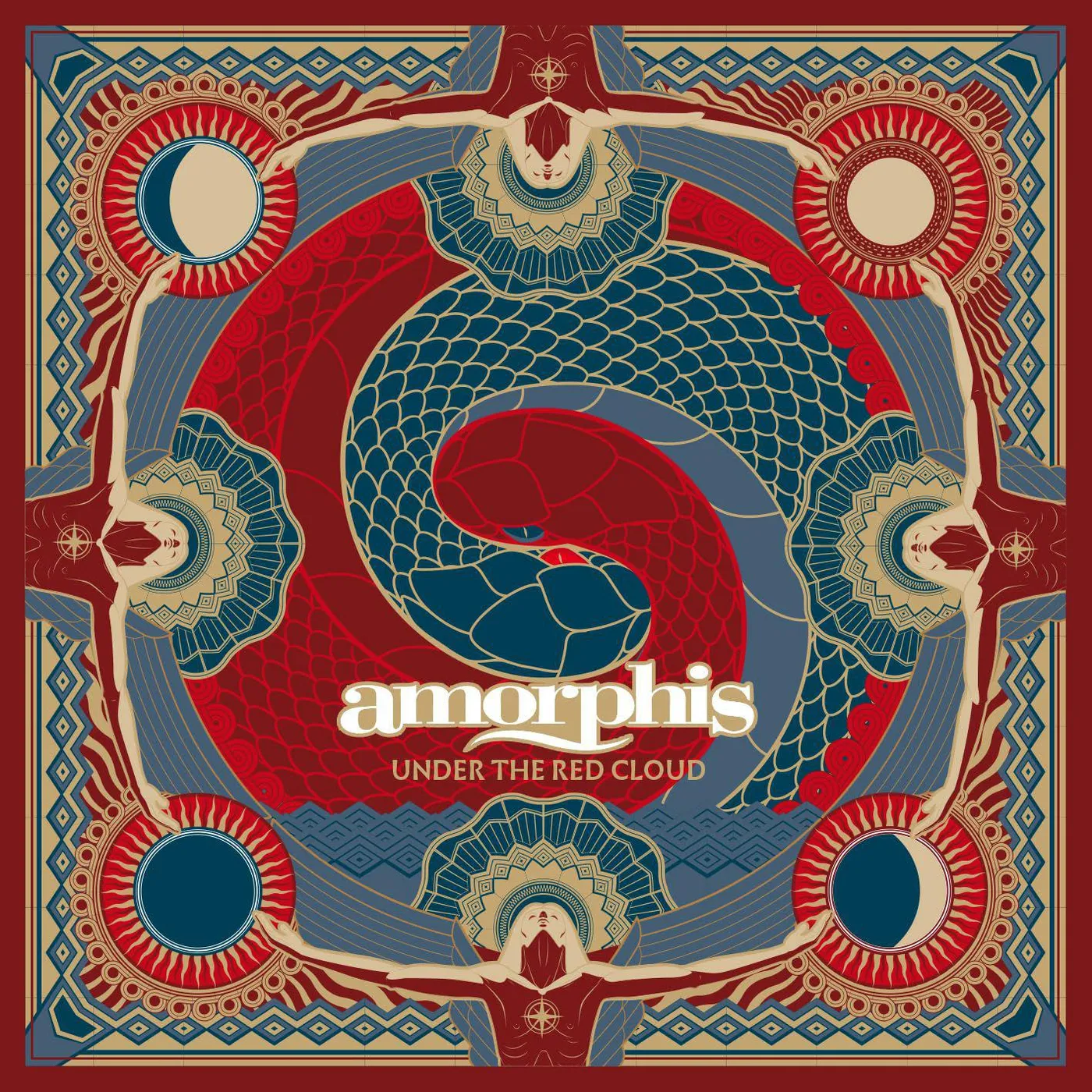 Amorphis Under The Red Cloud (2LP/Dark Path Marbled) Vinyl Record