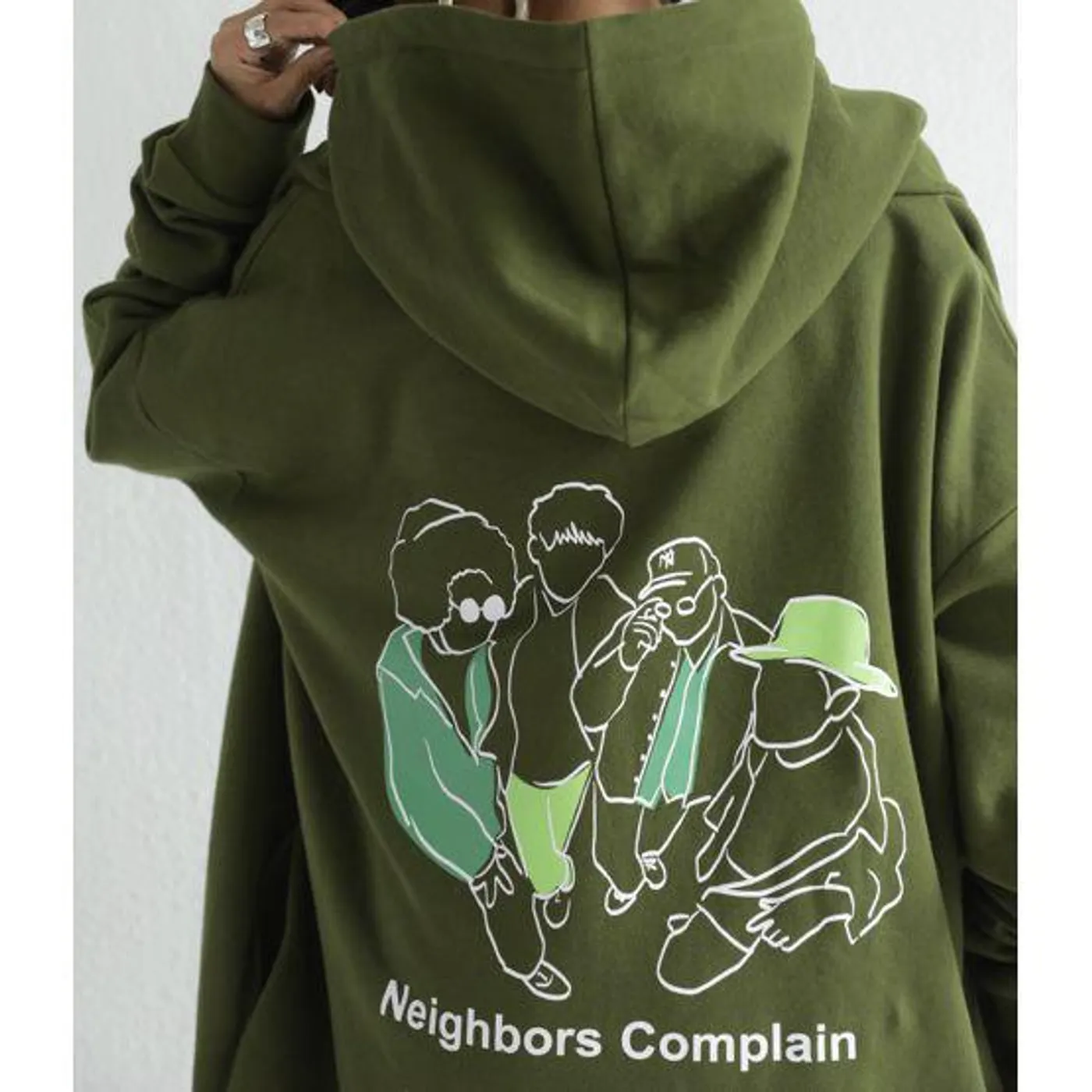 Neighbors Complain nbcp hoodie feat.antiqua (khaki)