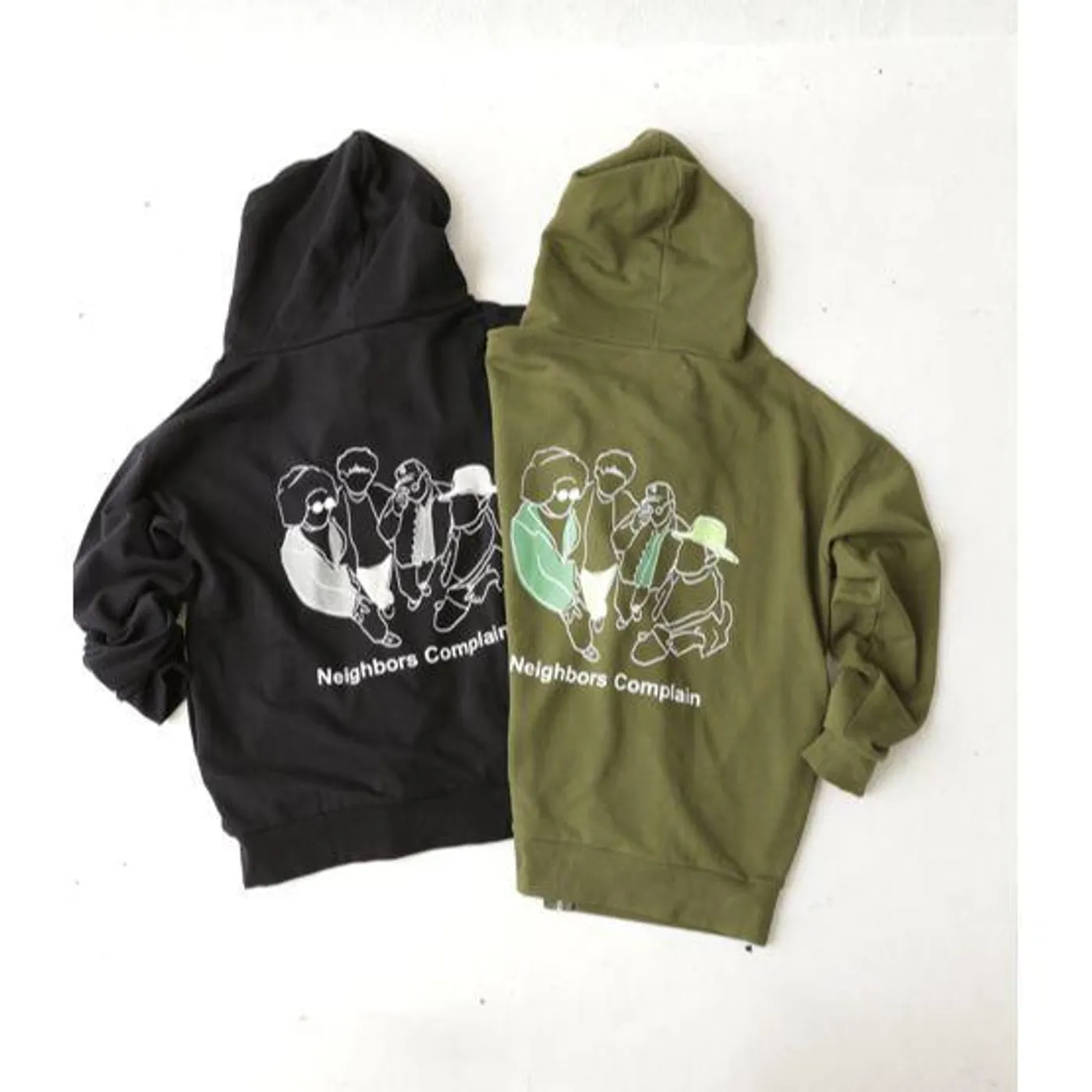 Neighbors Complain nbcp hoodie feat.antiqua (khaki)