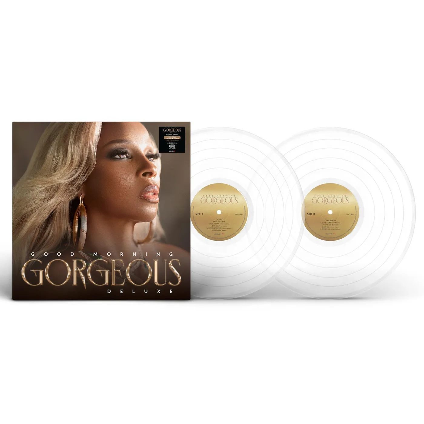 Mary J. Blige Good Morning Gorgeous Deluxe Vinyl - Clear