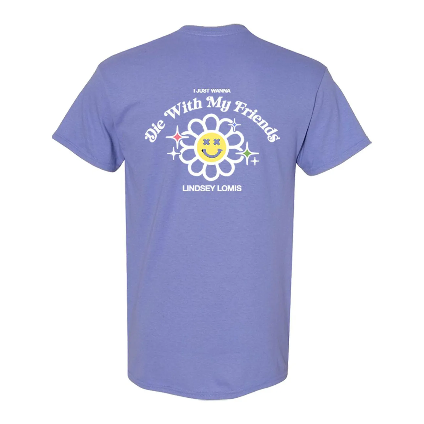 Lindsey Lomis Die With My Friends Violet Tee