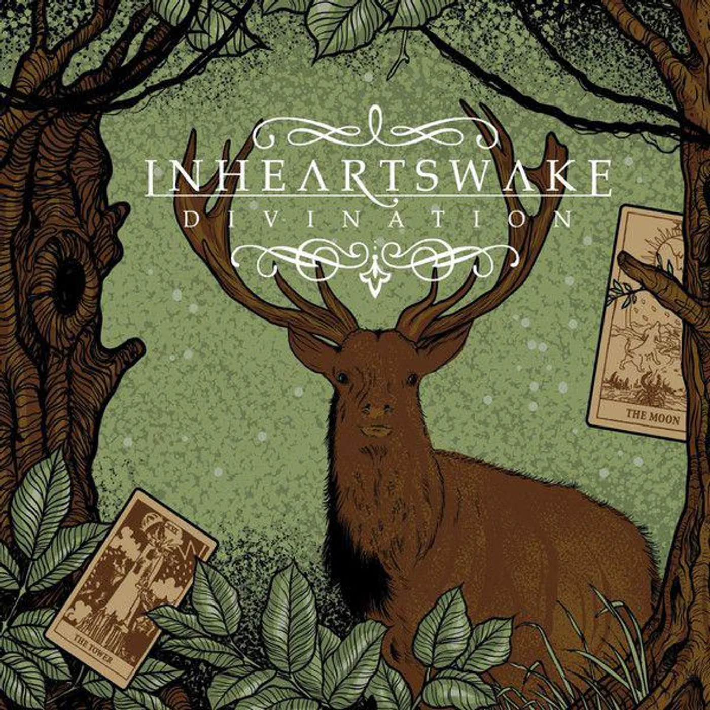 In Hearts Wake DIVINATION (GREEN VINYL) Vinyl Record