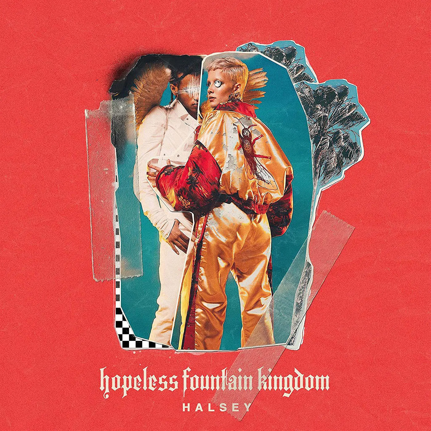 Halsey Hopeless Fountain Kingdom (Limited Edition Clear with Teal Splatter LP) Vinyl Record