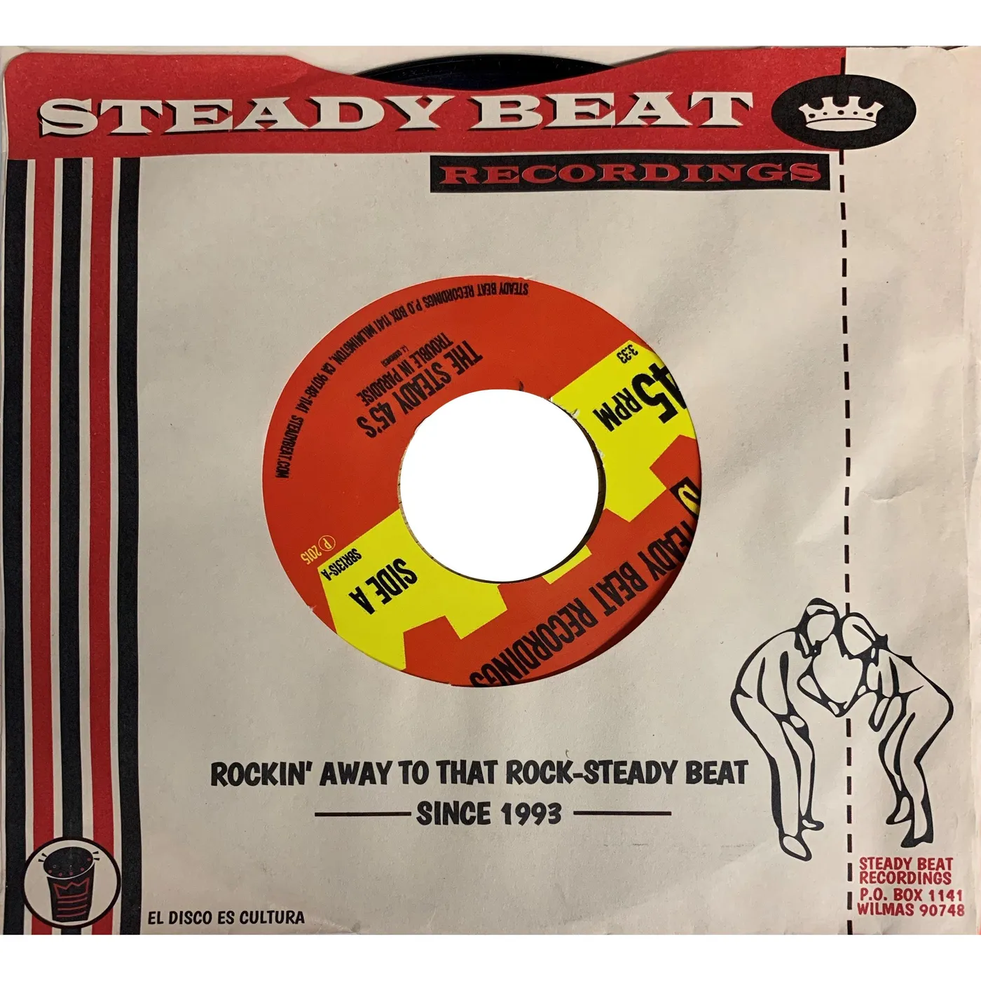 The Steady 45's Trouble in Paradise Vinyl Record
